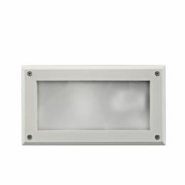 9-in 12W LED Recessed Open Face Step Light, G24 LED, 120V-277V, 5000K, White