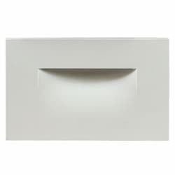 3W LED Recessed Step & Wall Light, Brick, 120 lm, 120V, 3000K, White