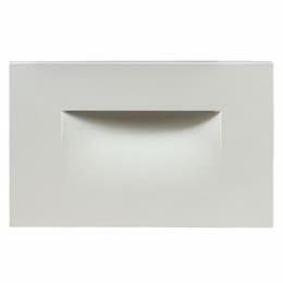 3W LED Recessed Step & Wall Light, Brick, 120 lm, 120V, 5000K, White