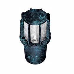12W LED Multicolor In-Ground Well Light, A23, 2700K, Verde Green