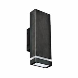 5W LED GU24 Wall Sconce, 3000K, Black