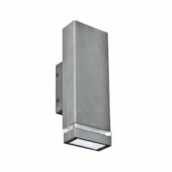 5W LED GU24 Wall Sconce, 3000K, Gray