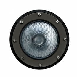 12W LED Multi-Color In-Ground Well Light, A23, 6400K, Black