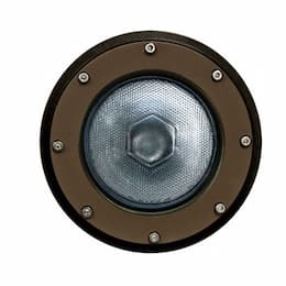 12W LED Multi-Color In-Ground Well Light, A23, 6400K, Bronze
