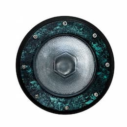 12W LED Multi-Color In-Ground Well Light, A23, 2700K, Verde Green