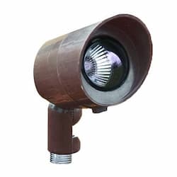 3W LED Directional Spot Light, MR16, Bi-Pin, 12V, 6500K, Bronze