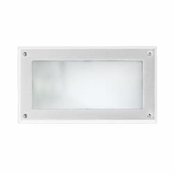 5W LED Corrosion Resistant Recessed Step Light w/ Open Face, G24 LED, 3000K, White