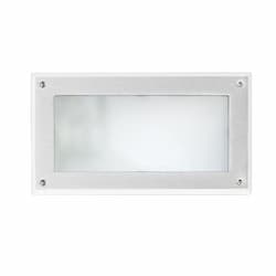 7W LED Corrosion Resistant Recessed Step Light w/ Open Face, G24 LED, 5000K, White
