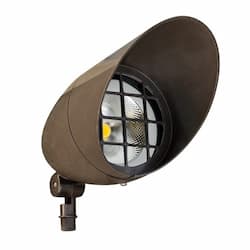 18W LED Directional Spot Light, PAR38, 120V-277V, 2700K, Bronze