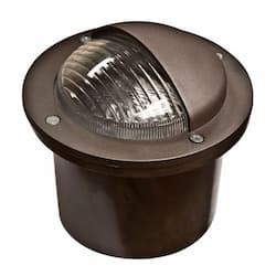 4W LED Adjustable In-Ground Well Light w/ Eyelid, PAR36, 6400K, Bronze