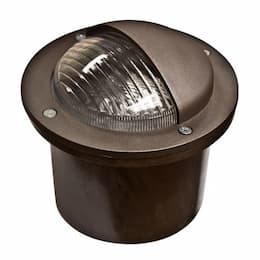 6W LED Adjustable In-Ground Well Light w/ Eyelid, PAR36, 6400K, Bronze