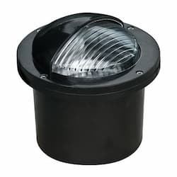 9W LED Adjustable In-Ground Well Light w/ Eyelid, PAR36, 6400K, Black