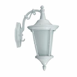 9W LED Gabriella Wall Mount Light Fixture, A19, 120V, White