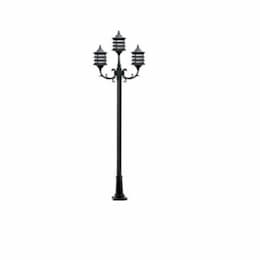 Dabmar 16W Stephanie Three Head LED Light Fixture, Black