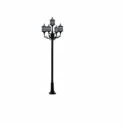 16W Stephanie Five Head LED Light Fixture, Black