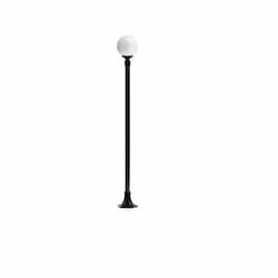 16W Emily Single Head LED Post Light Fixture, Bronze