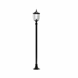 9-ft 6W LED Victoria Lamp Post, Single-Head, A19, 120V, Bronze