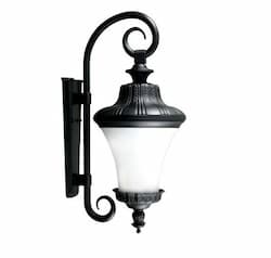 4W 3 Light Led Wall Mount Fixture w/Candelabra Base, Black