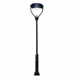 56W Two Light LED Lamp Post Light w/LED Board, 5000K, Verde Green