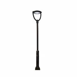 150W LED Large Lamp Post, 19500 lm, 100V-277V, 4000K, Black