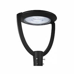 150W LED Large Post Top Fixture, 19500 lm, 100V-277V, 5000K, Black