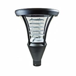 20W LED Architectural Post Top Light, G24, 120V-277V, 5000K, Green