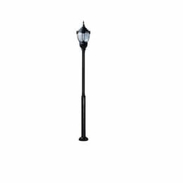 75W One Light Dark Sky Top Acorn LED Lamp Post Fixture w/PC Lens, Black