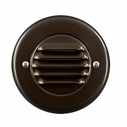 2.5W LED Step & Wall Light, Louvered Down, 12V, 3000K, Black