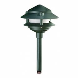 2.5W LED Two-Tier Pagoda Path & Walkway Light, Bi-Pin, 12V, 6400K, GN