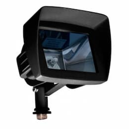 Directional Area Flood Light w/ Hood w/o Bulb, Bi-Pin Base, 12V, BK