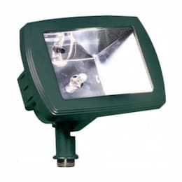 Directional Area Flood Light w/ Adj Knuckle w/o Bulb, Bi-Pin, 12V, GN