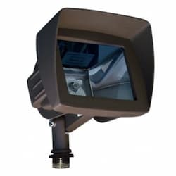 3W LED Directional Area Flood Light w/ Hood, Bi-Pin, 12V, 3000K, BZ