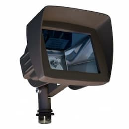 3W LED Directional Area Flood Light w/ Hood, Bi-Pin, 12V, 6400K, BZ