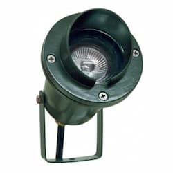 5W LED Aluminum Directional Spot Light w/ Hood, MR16, 12V, 2700K, GN