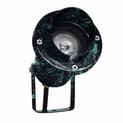 Dabmar 3W LED Directional Spot Light w/ Hood, MR16, Bi-Pin Base, 12V, 2700K, Verde Green