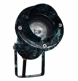 Dabmar 7W LED Directional Spot Light w/ Hood, MR16, Bi-Pin Base, 12V, 2700K, Verde Green