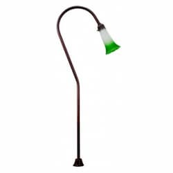 Evergreen Flower Top Path Light w/o Bulb, Bi-Pin Base, 12V, ABZ