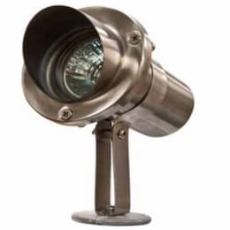 3W LED Directional Spot Light w/ Hood, MR16, Bi-Pin Base, 12V, 2700K, Stainless Steel