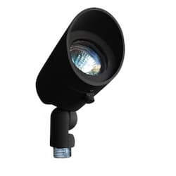 3W LED Directional Spot Light w/ Hood, MR16, Bi-Pin Base, 12V, 2700K, Black