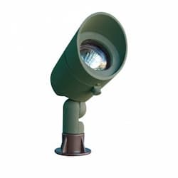 3W LED Directional Spot Light w/Hood, MR16, Green