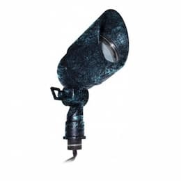 7W LED Directional Spot Light w/ Rotatable Hood, MR16, Bi-Pin Base, 2700K, Verde Green