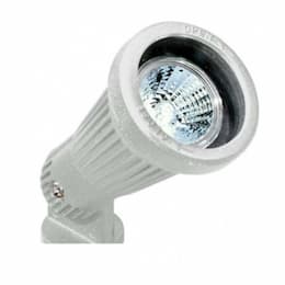 Aluminum Directional Spot Light w/o Bulb, Bi-Pin Base, 12V, White