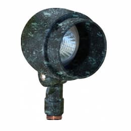 7W LED Directional Hooded Spot Light, MR16, Bi-Pin Base, 12V, 2700K, Verde Green