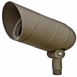 3W LED Directional Spot Light w/Hood, In-Ground, MR16, Bronze