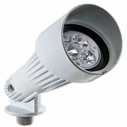 7W LED Directional Spot Light w/Hood, Mini, MR16 Bulb, White