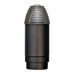 Mini Cylindrical Path & Walkway Light w/o Bulb, Bi-Pin Base, 12V, BK