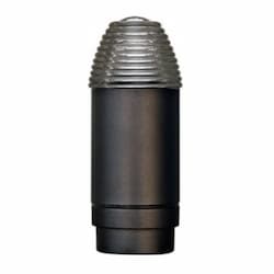 3W LED Mini Cylindrical Path & Walkway Light, MR16, 12V, 2700K, Black