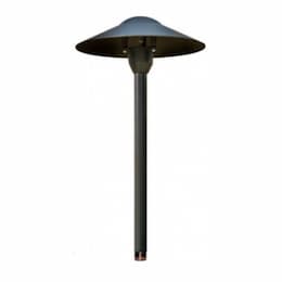 2.5W LED Aluminum Cone Top Path & Walkway Light, 12V, 3000K, Black