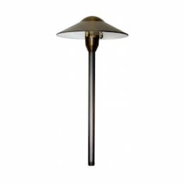 2.5W LED Brass Cone Top Path & Walkway Light, 12V, 6400K, ABZ