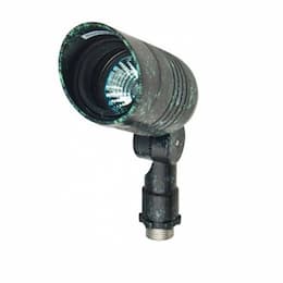 3W LED Directional Hooded Spot Light, MR16, Bi-Pin Base, 12V, 2700K, Verde Green